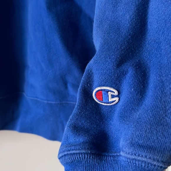 CHAMPION Reverse Weave Sweatshirt, Blue - Picture 2 of 5